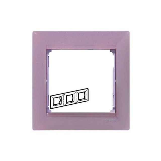 Valena Frame 3 Gangs Horizontal Fresh Purple 770053