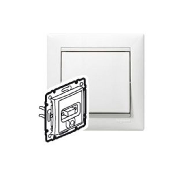 Valena Πρίζα HD15/Jack Λευκό 770082