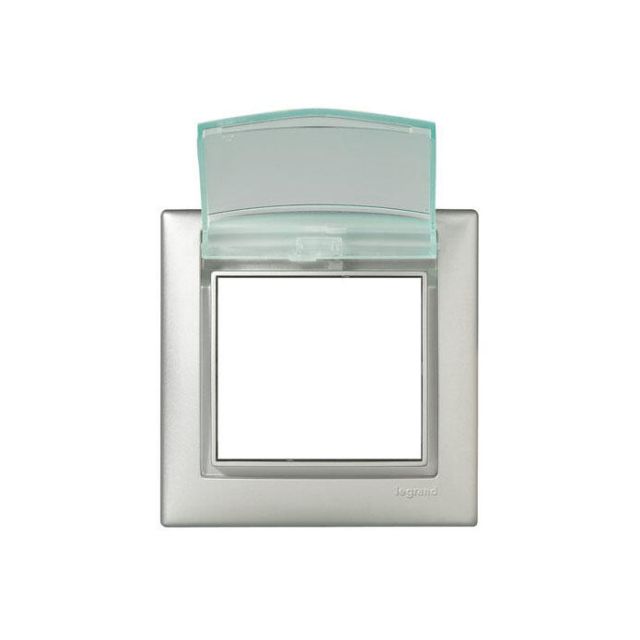 Valena Frame 1 Gang Waterproof With Cover Aluminium IP44 770150