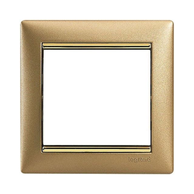 Valena Frame 1 Gang Matt Gold/Gold 770301