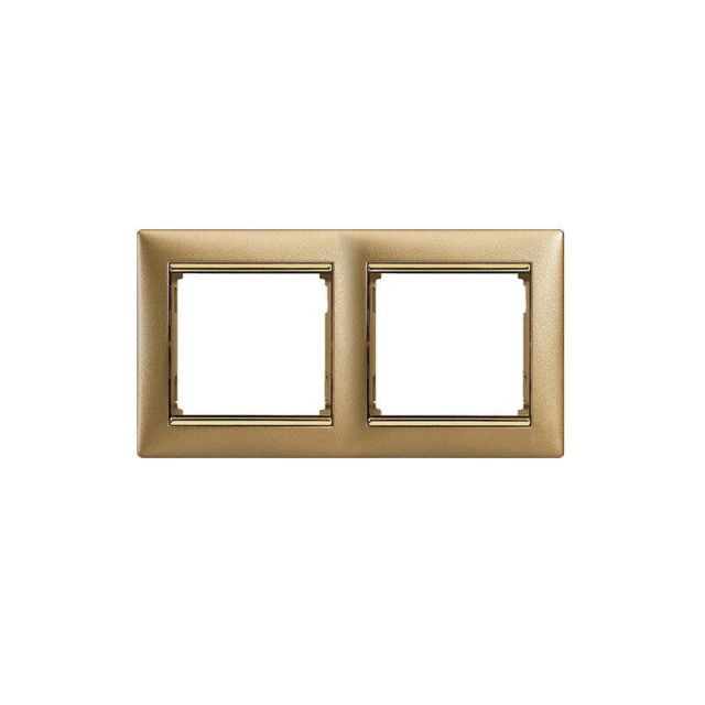 Valena Frame 2 Gangs Horizontal Matt Gold/Gold 770302