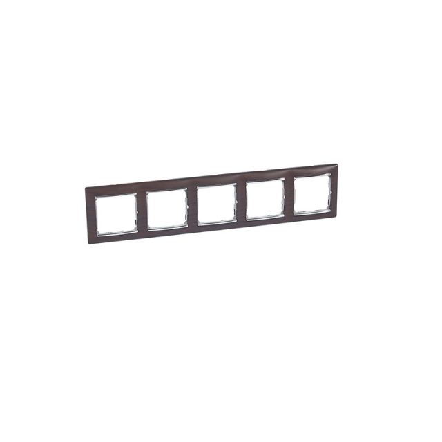 Valena Frame 5 Gangs Wood Dark-Silver 770375