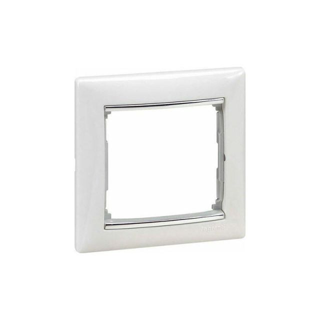 Valena Frame 1 Gang White/Silver 770491