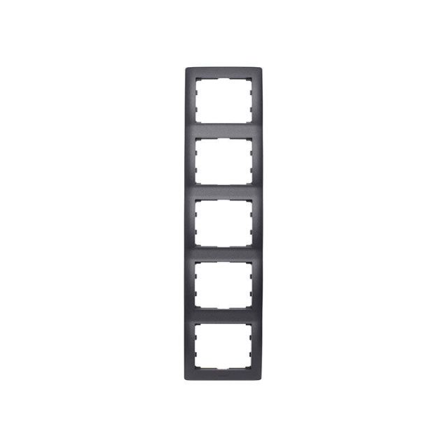 Galea Life Frame 5 Gangs Vertical Premium Dark Bronze 771208