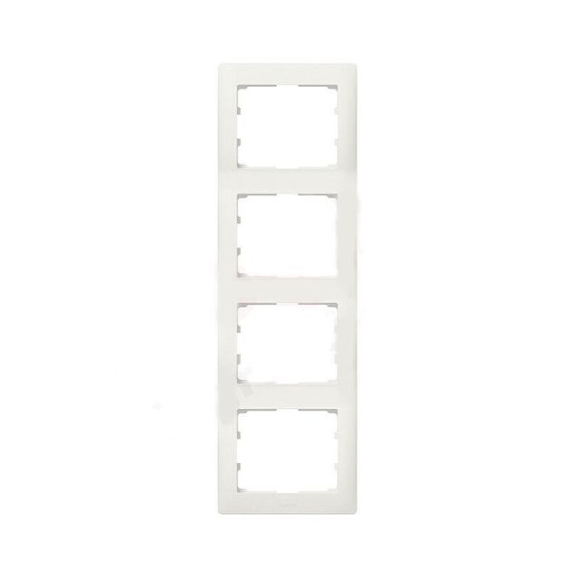 Galea Life Frame 4 Gangs Vertical Premium Pearl 771508