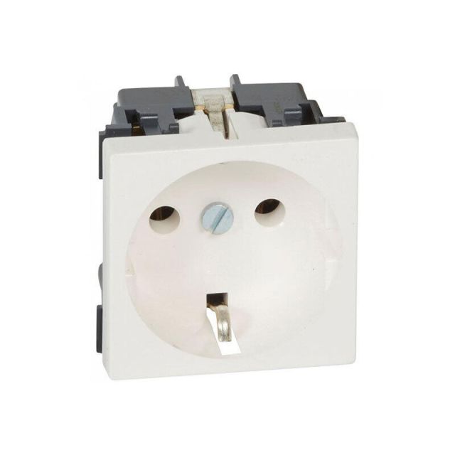Mosaic 2P+E Socket White 077210