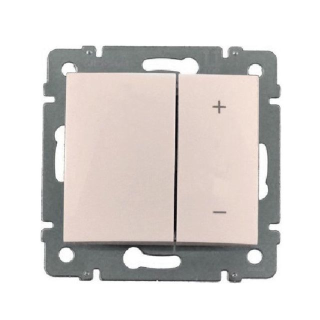 Valena Dimmer Push Button Recessed Cream 774174