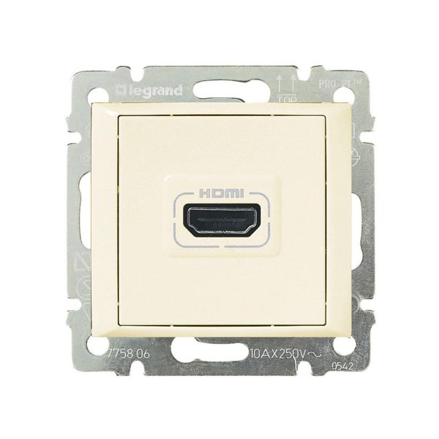 Valena Socket HDMI Recessed Cream 774185