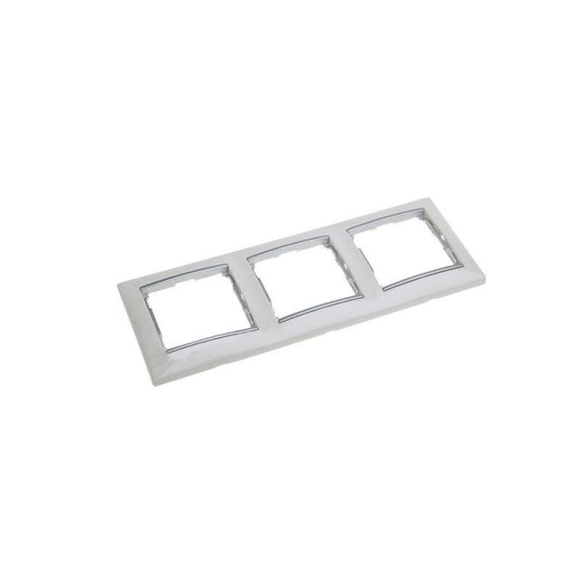 Valena Frame 3 Gangs Horizontal Aluminium 774293