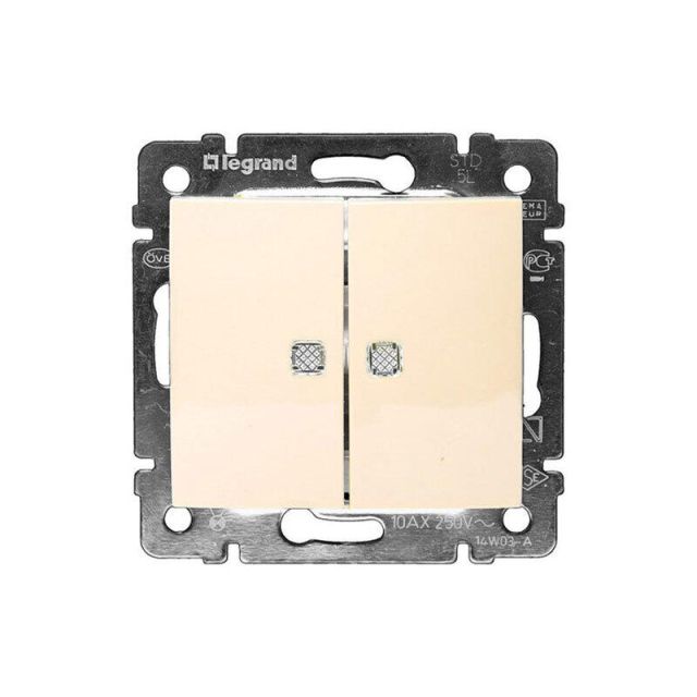 Valena Socket 2P Illuminated Recessed Cream 774328