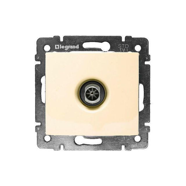 Valena Socket TV Recessed Cream 774329