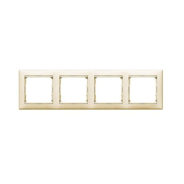 Valena Frame 4 Gangs Horizontal Cream 774354