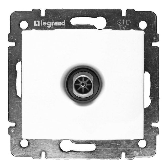 Valena Socket TV Intermediate Recessed White 774431