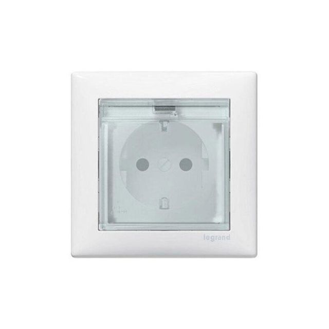 Valena Frame 1 Gang Waterproof With Cover White 774450