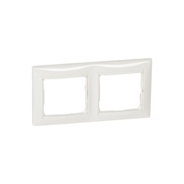 Valena Frame 2 Gang Horizontal White 774452