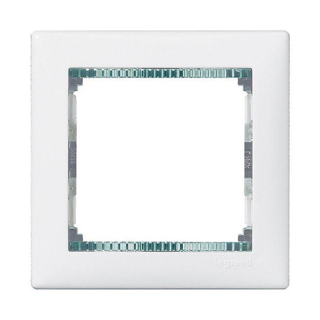 Valena Frame 1 Gang White/Crystal 774461