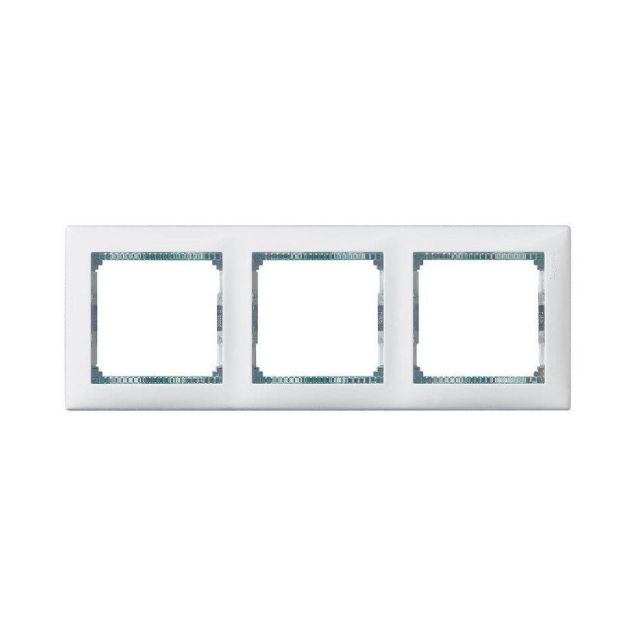 Valena Frame 3 Gangs Horizontal White/Crystal 774463