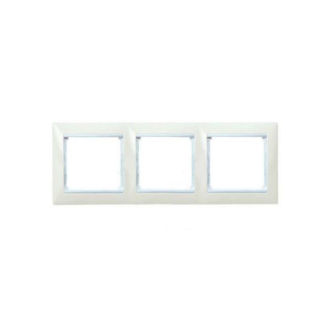 Valena Frame 3 Gangs Horizontal White/Opal 774473