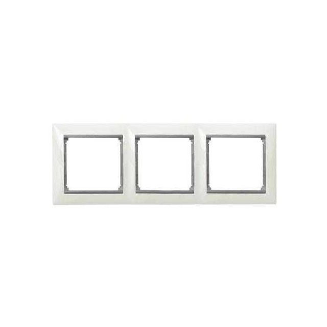 Valena Frame 3 Gangs Horizontal White/Gray 774493