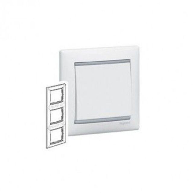Valena Frame 3 Gangs Vertical White/Gray 774497
