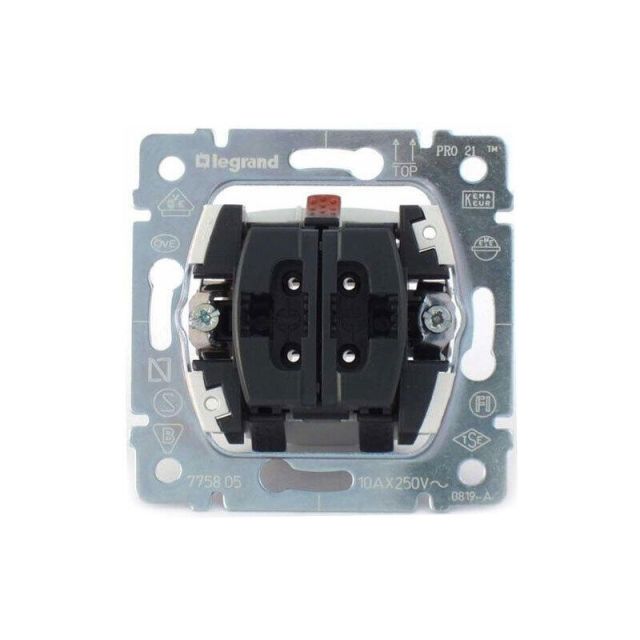 Galea Life Switch Mechanism Intermediate A/R 2 Gangs Recessed 775807