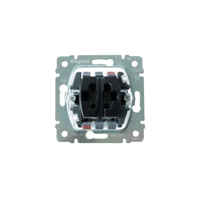 Galea Life Mechanism Button 2 Gangs Recessed 775818