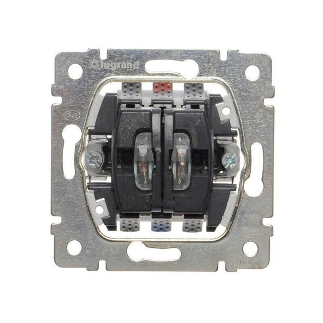 Galea Life Διακόπτης Kομμυτατέρ με Ένδειξη Διπλός Χωνευτός 775869