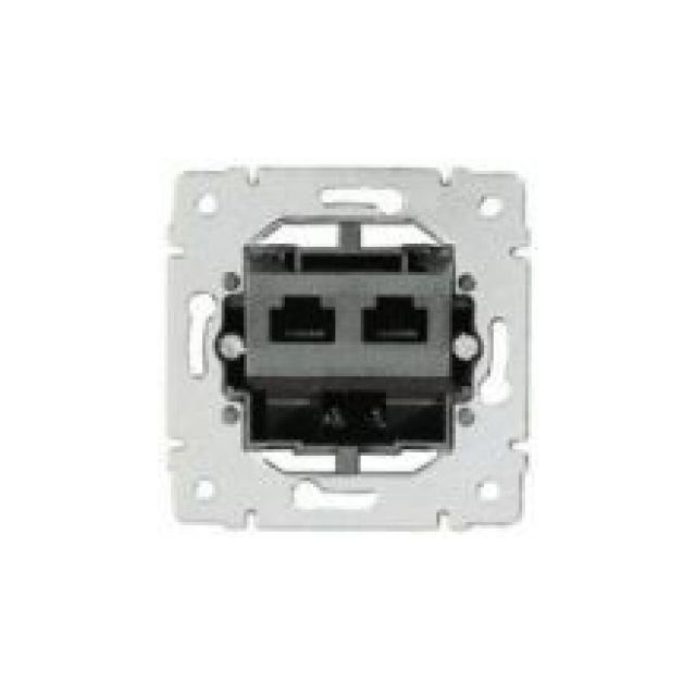 Galea Life Mechanism Socket RJ45 ISDN 2 Gangs Recessed 775937
