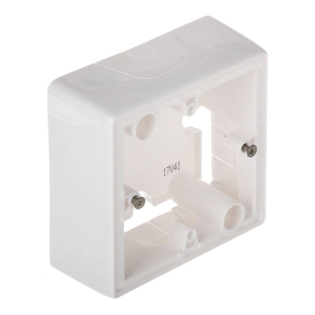 Valena Outdoor Box Wall Mounted 1 Gang White 776181