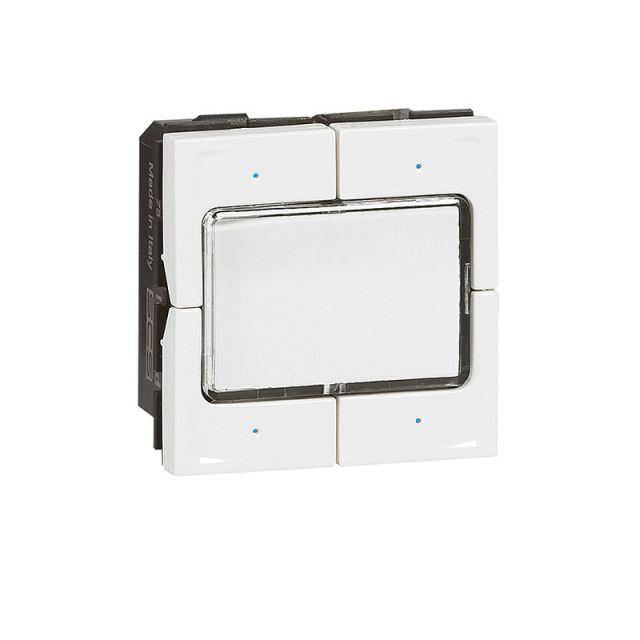 Mosaic Knx Mechanism Mosaic 4 Buttons-4 Taps White 078491