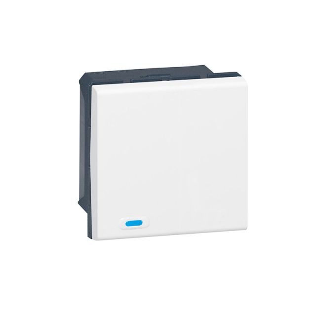 Mosaic Knx Mechanism 1 Button-2 Taps White 078495