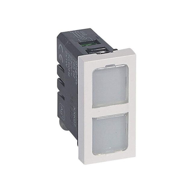 Mosaic Indicator With Cover 2 Gangs 4 Colors 078502