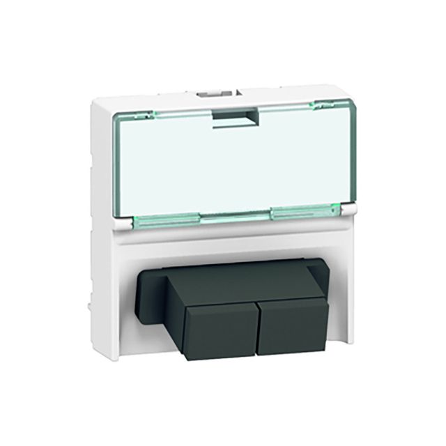 Mosaic SC Data Socket 2 Recessed White 78617