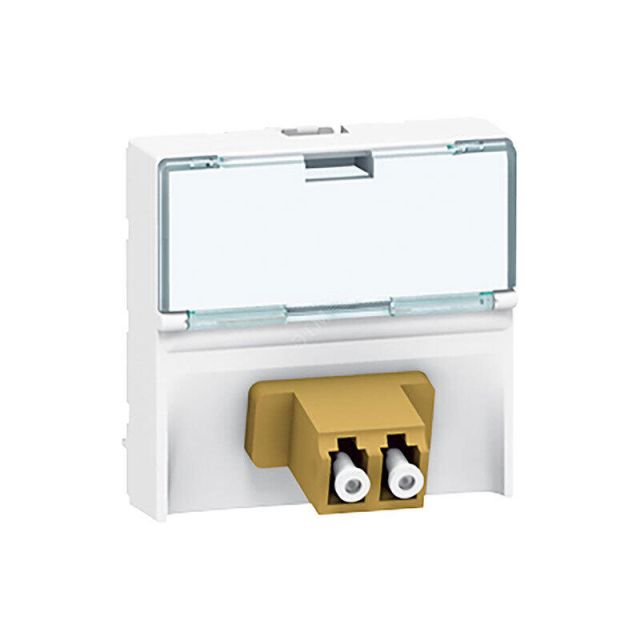 Mosaic 2LC Data Socket Recessed White 078618