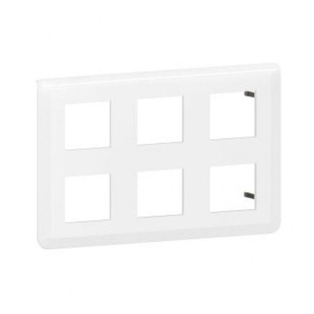 Mosaic Frame 12 Gangs Horizontal White 078832L