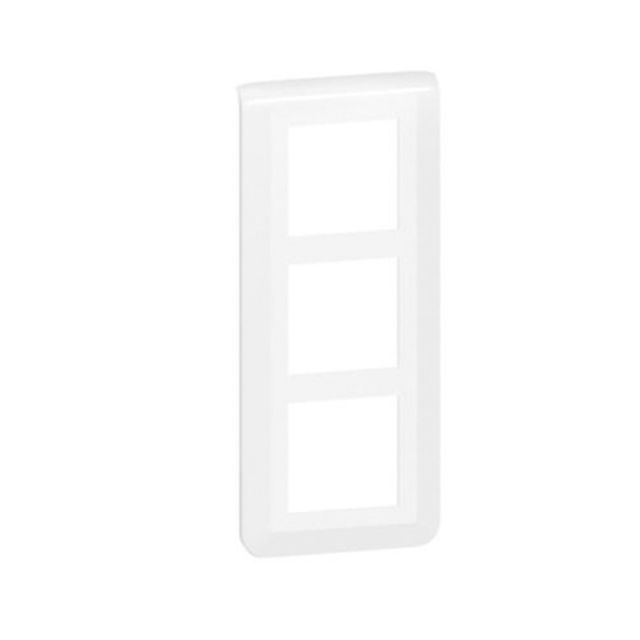 Mosaic Vertical Frame 3 Gangs White 078856L