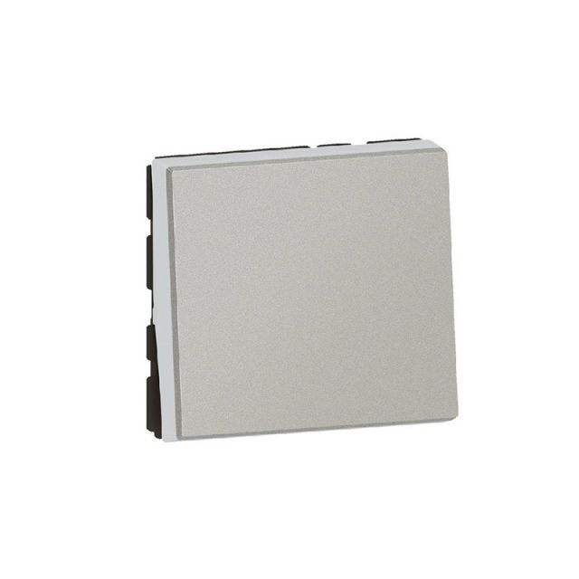 Mosaic Διακόπτης Απλός Αλε Ρετούρ Χωνευτός Αλουμίνιο 079211L