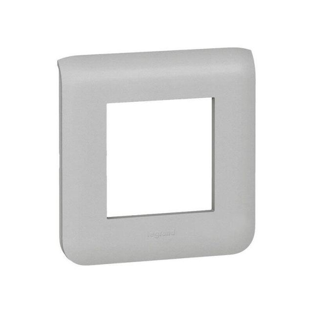 Mosaic Frame 2 Gangs Horizontal Aluminium 079302