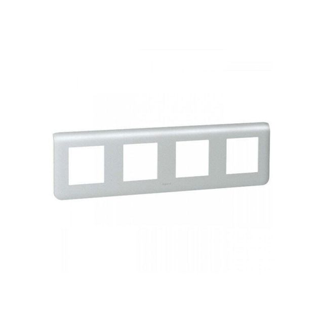 Mosaic Frame 4x2 Gangs Horizontal Aluminium 079308