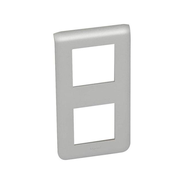 Mosaic Frame 2x2 Gangs Vertical Aluminium 079322