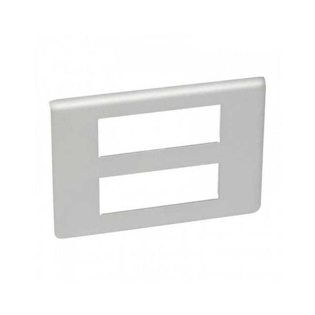 Mosaic Frame 2x6 Gangs Horizontal Aluminium 079336