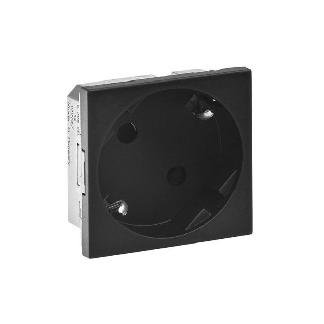 Mosaic Πρίζα Σούκο Χωνευτή Matt Black 079355L