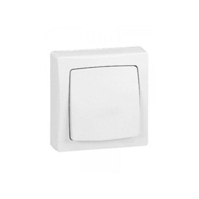 Oteo Μπουτόν Απλό Επίτοιχο Λευκό 086006