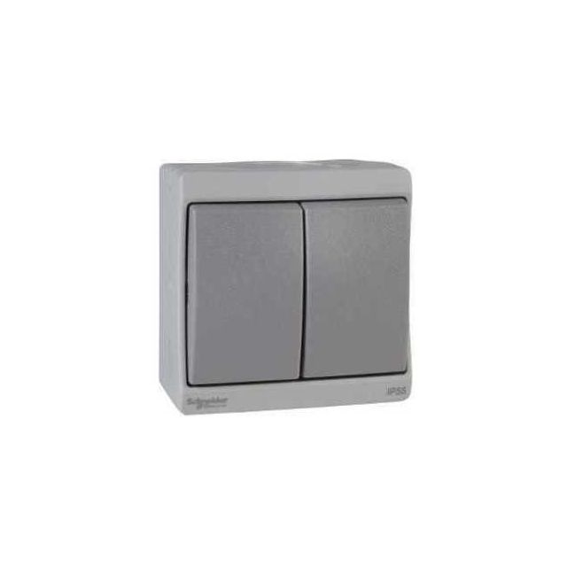 Mureva Styl Switch A/R 2 Gangs Gray ENN35722