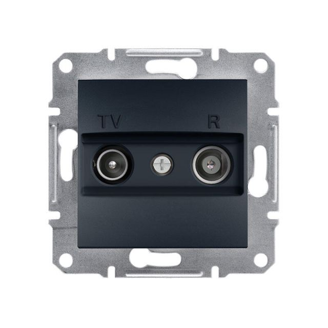 Terminal Socket TV/RD Asfora Anhracite EPH3300271