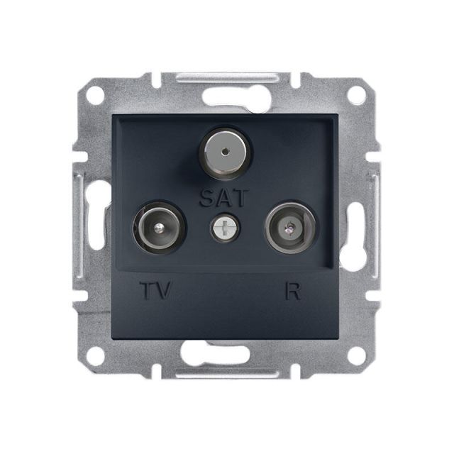 Asfora Socket TV/RD/SAT Intermidiate Socket Anthracite EPH3500271