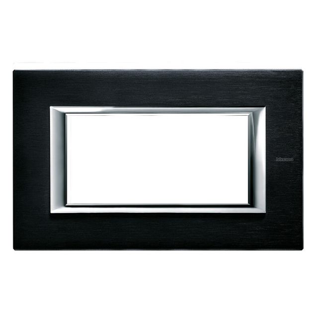 Axolute Frame 4 Gang Brushed Anthracite HA4804XS