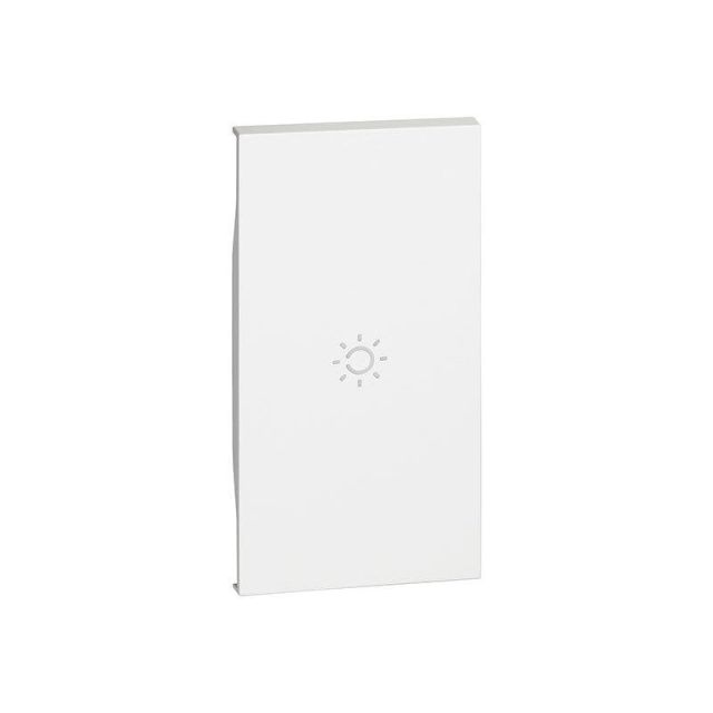 Living Now Plate with Light Symbol 2 Modules White KW01M2A