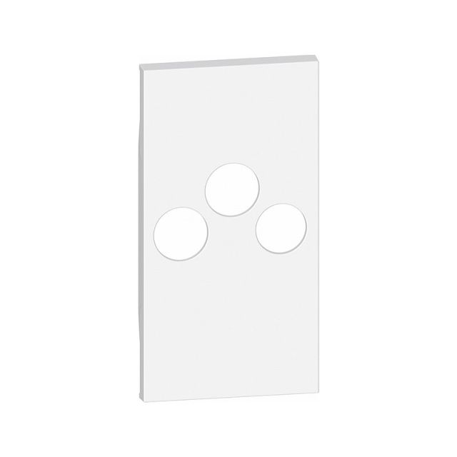 Living Now Plate Socket TV-RD-SAT White KW26M2