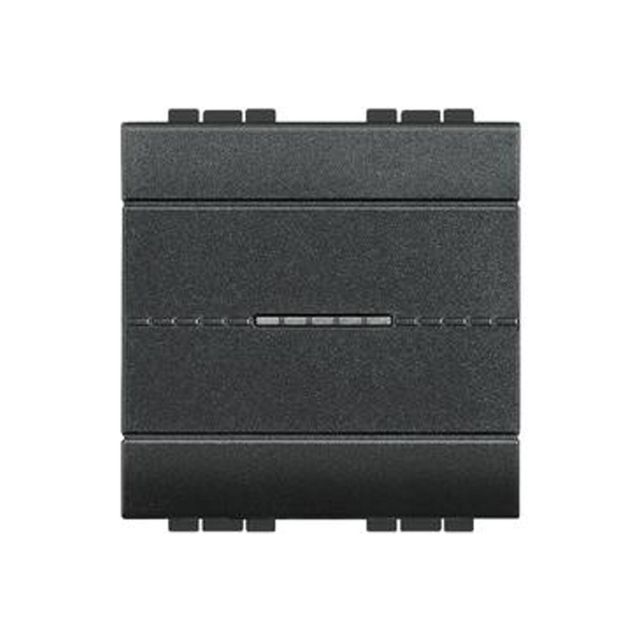 Livinglight Switch A/R 10A 2 Modules Graphite AXIAL L4053M2AN